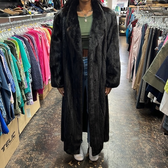 Oscar De la renta Mink fur coat plus size - Picture 1 of 13